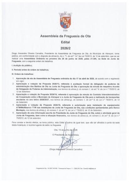 Assembleia da Freguesia de Ota