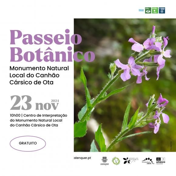Passeio Botânico no Monumento Natural Local do Canhão Cársico de Ota
