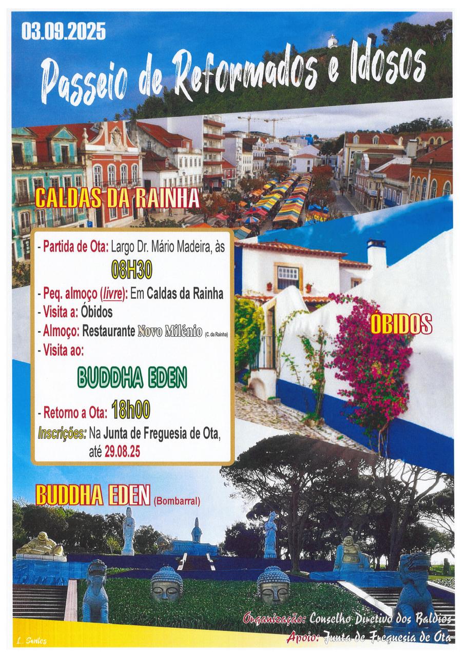 Passeio de Reformados e Idosos